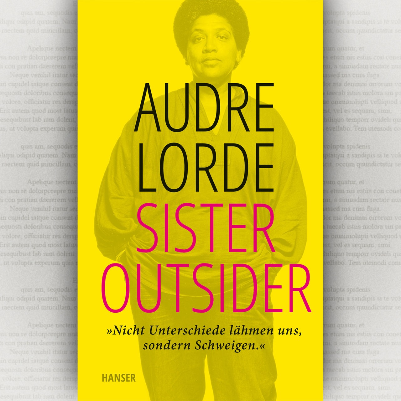 Buchcover: Audre Lorde "Sister Outsider"