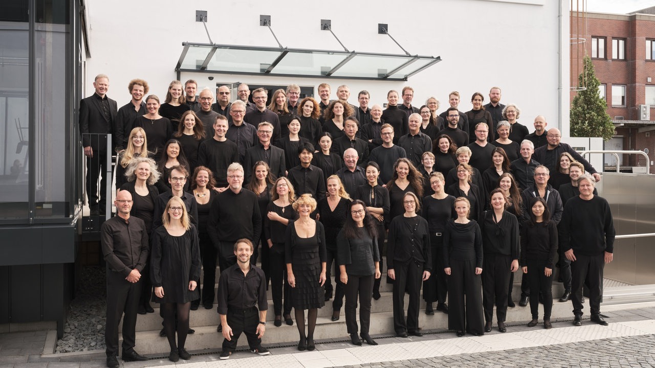 Gruppenfoto des Orchesters der Bremer Philharmoniker