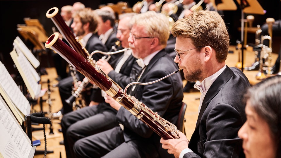 Die Bremer Philharmoniker während eines Konzerts