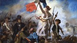 Gemälde von Eugène Delacroix "Die Freiheit führt das Volk" von 1830
