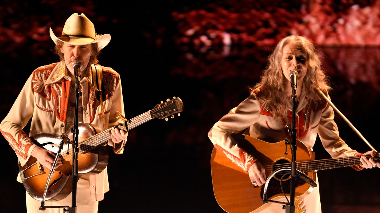 Gillian Welch & David Rawlings auf der Bühne