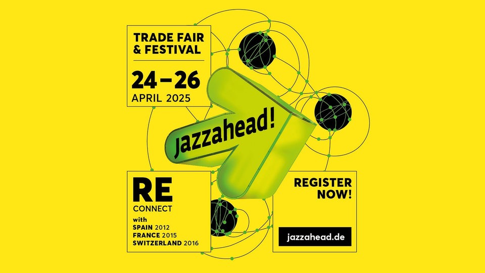 Logo jazzahead 2025 "Trade Fair & Festival/24. bis 26. April 2025" 