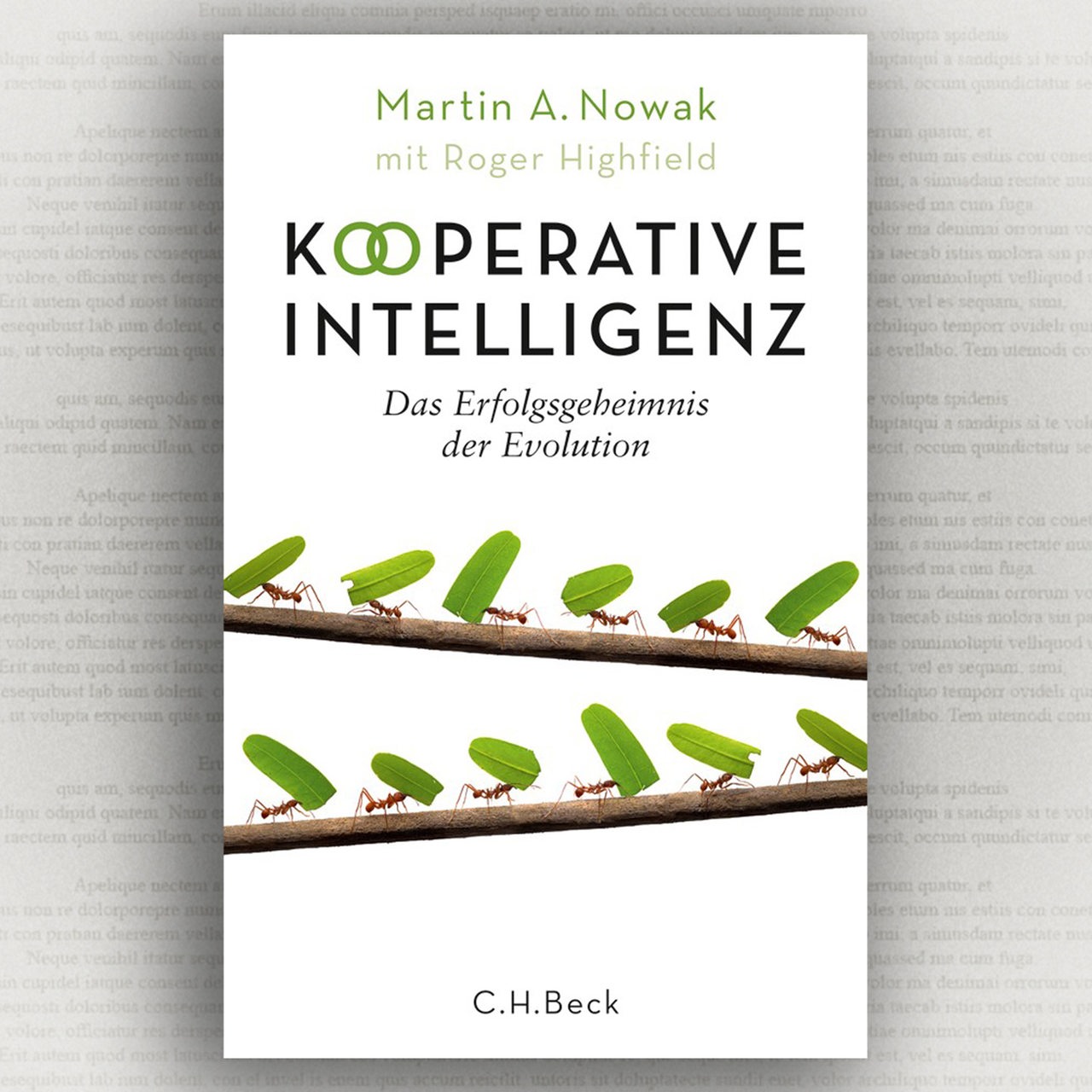 Buchcover: Martin A. Nowak "Kooperative Intelligenz"