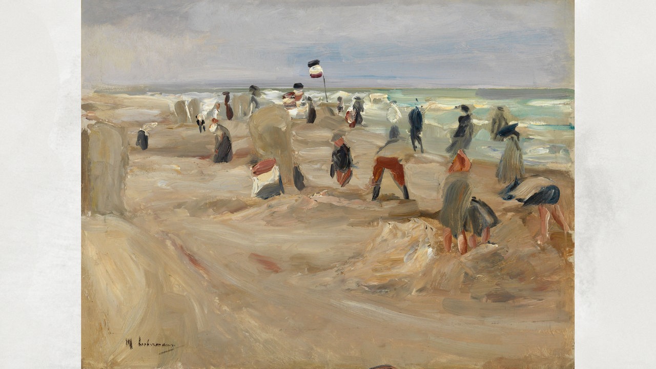 Max Liebermann, Am Strand von Noordwijk, 1908, Kunsthalle Karlsruhe