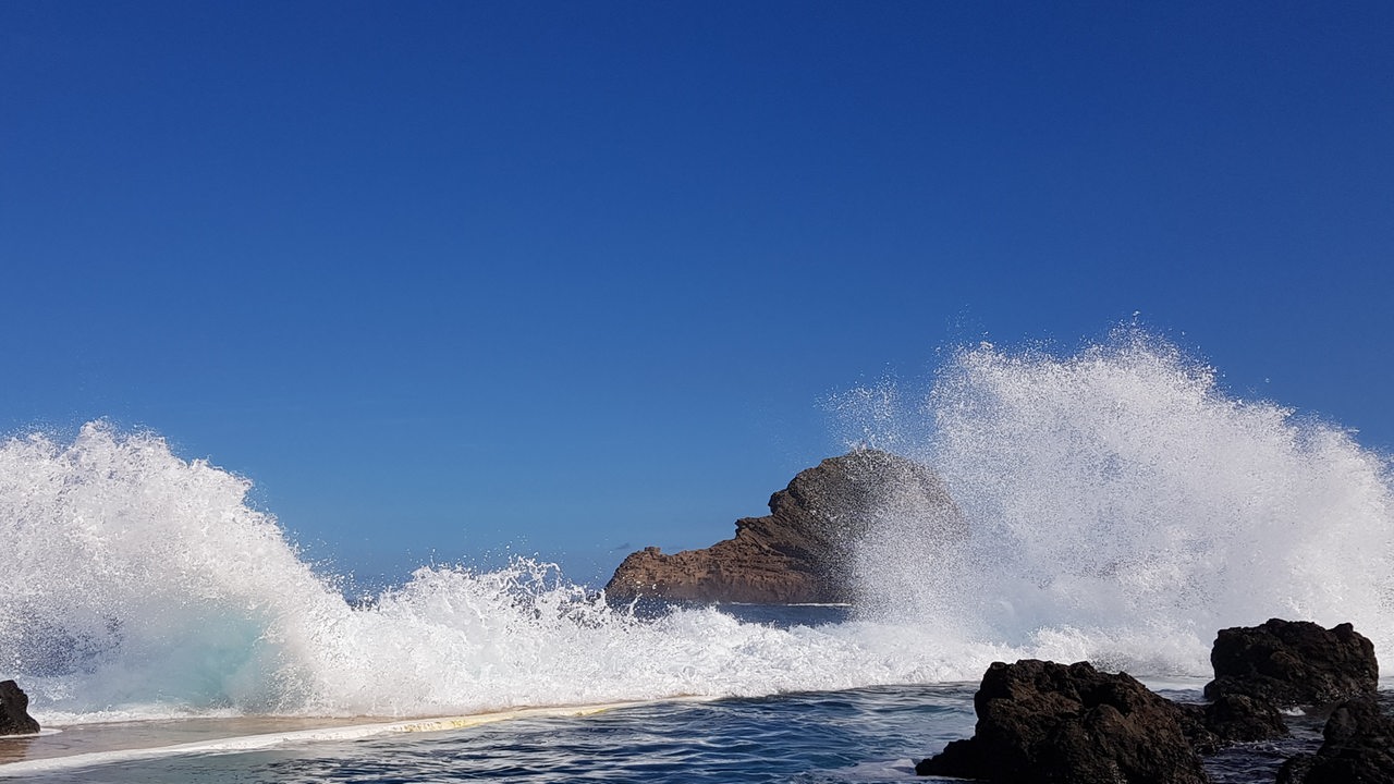 Brandung im Meer