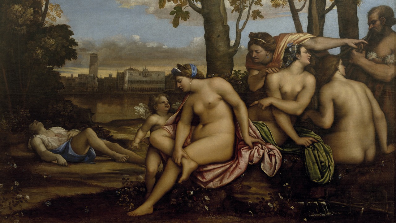 Gemälde von Sebastiano del Piombo "Morte di Adone" (der Tod des Adonis) von 1512
