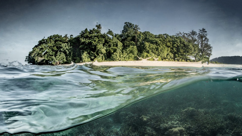 Eine Insel im Pazifik